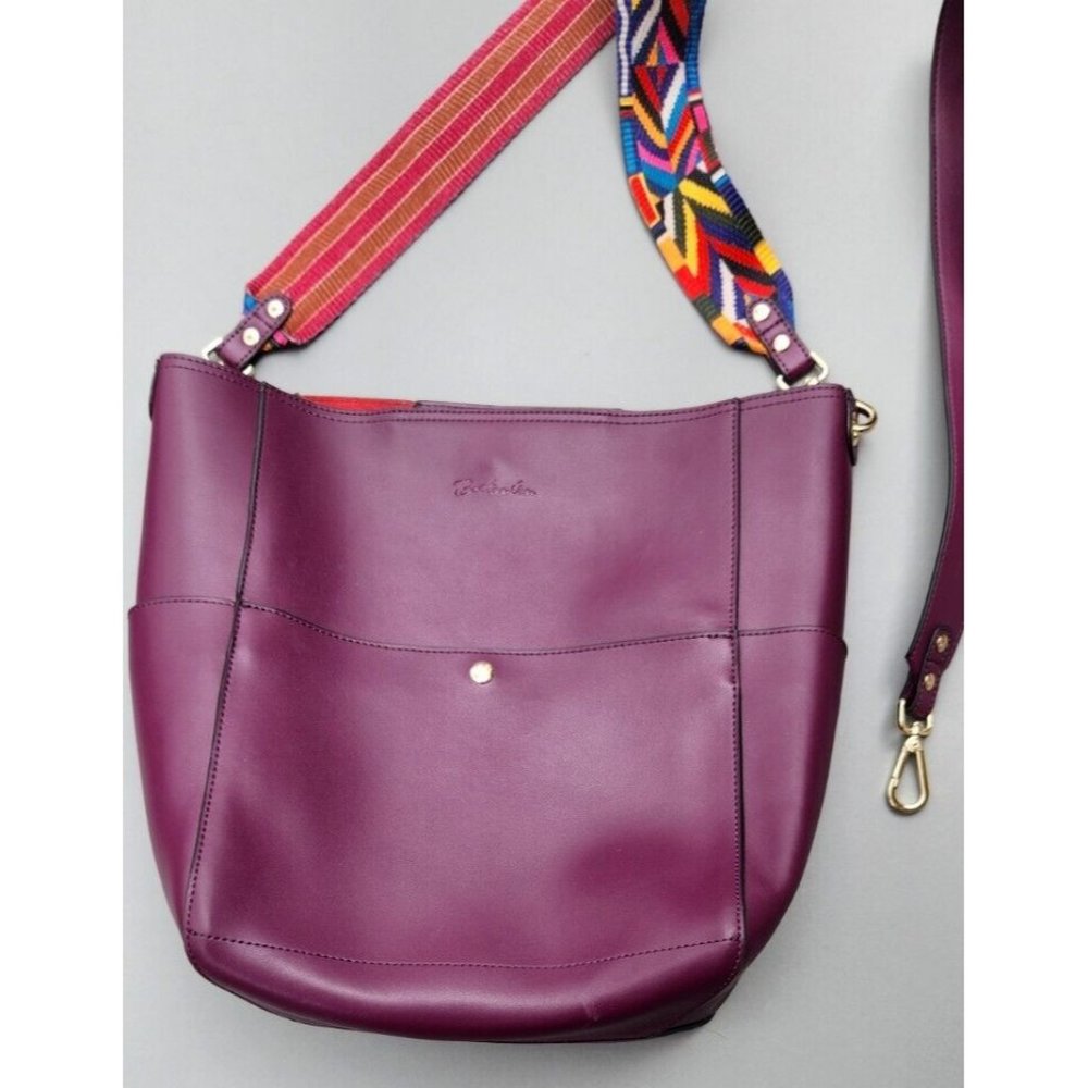 Bostanten Tote Bag Burgundy Leather